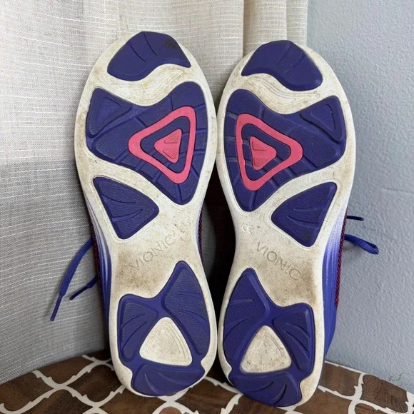 Vionic Adley Walking Sneakers Mesh Knit Purple Pink Women's Shoe Size 9 Wide - Picture 10 of 12